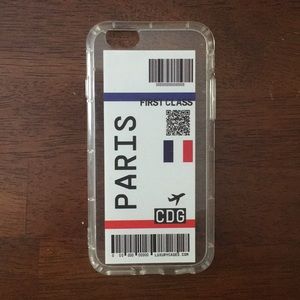 iPhone 6s case: FIRST CLASS PARIS TICKET